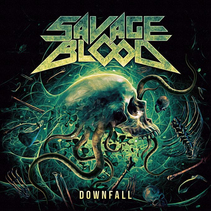 CD-Cover Downfall - Savage Blood