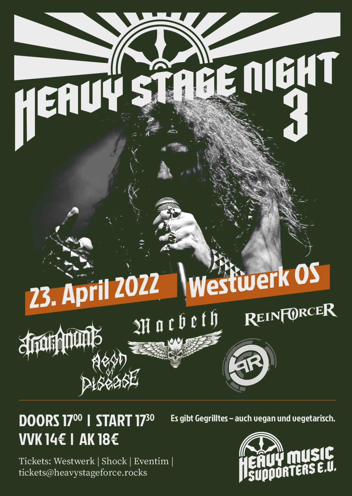 Heavy Stage Night 3 Flyer