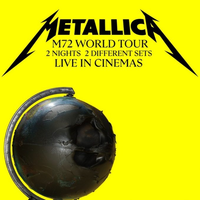 Flyer Metallica M72 World Tour Live